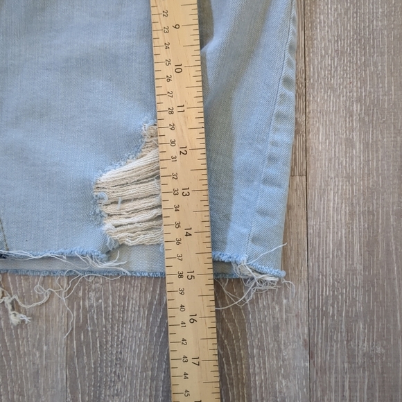 Y2K Streetwear Society Womens Size Medium Denim Thrashed Mini - Picture 5 of 6